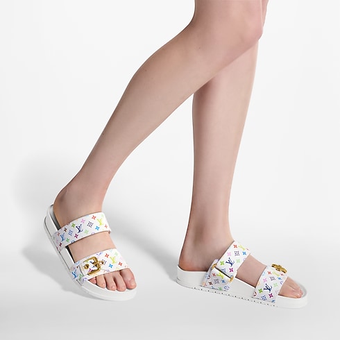 Shoes Mules LV x TM Bom Dia Flat Comfort Mule | Louis Vuitton ® (Product zoom)