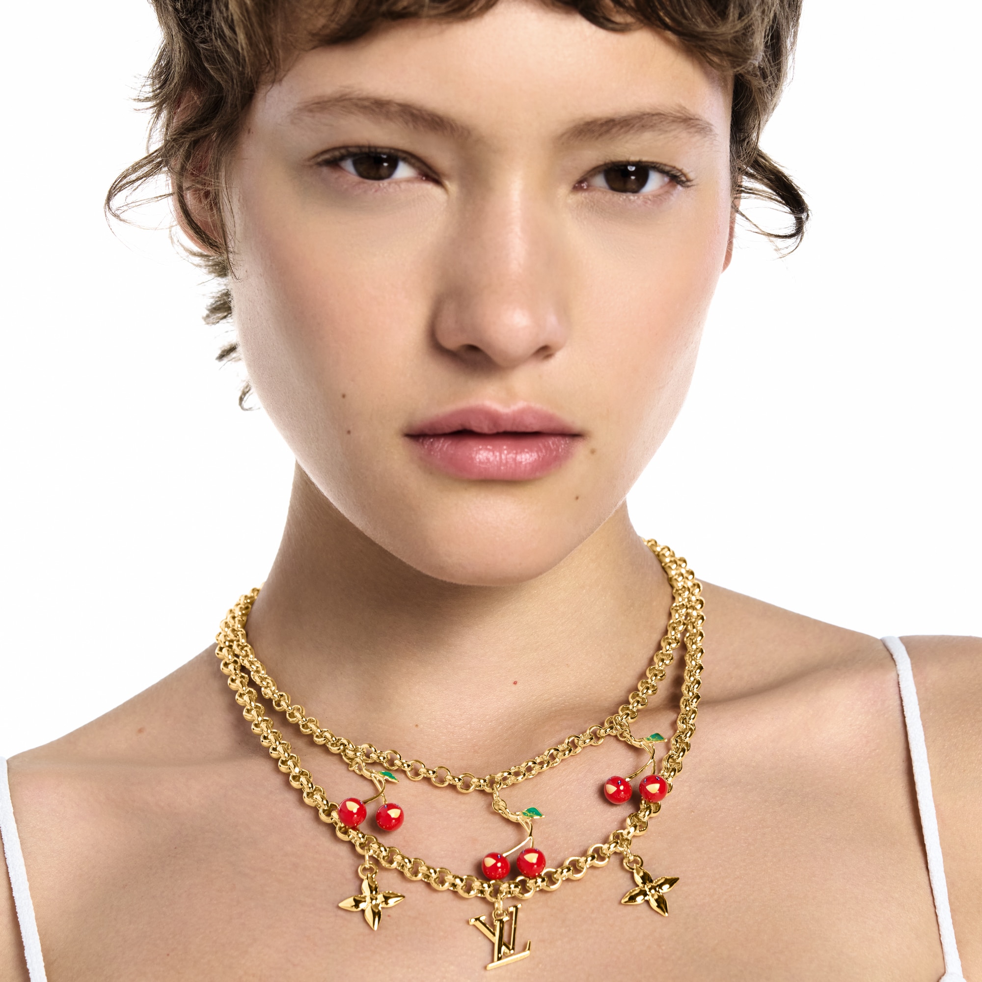 S00 Fashion Jewelry Necklaces and Pendants LV x TM Cerise Necklace | Louis Vuitton ® (Product zoom)