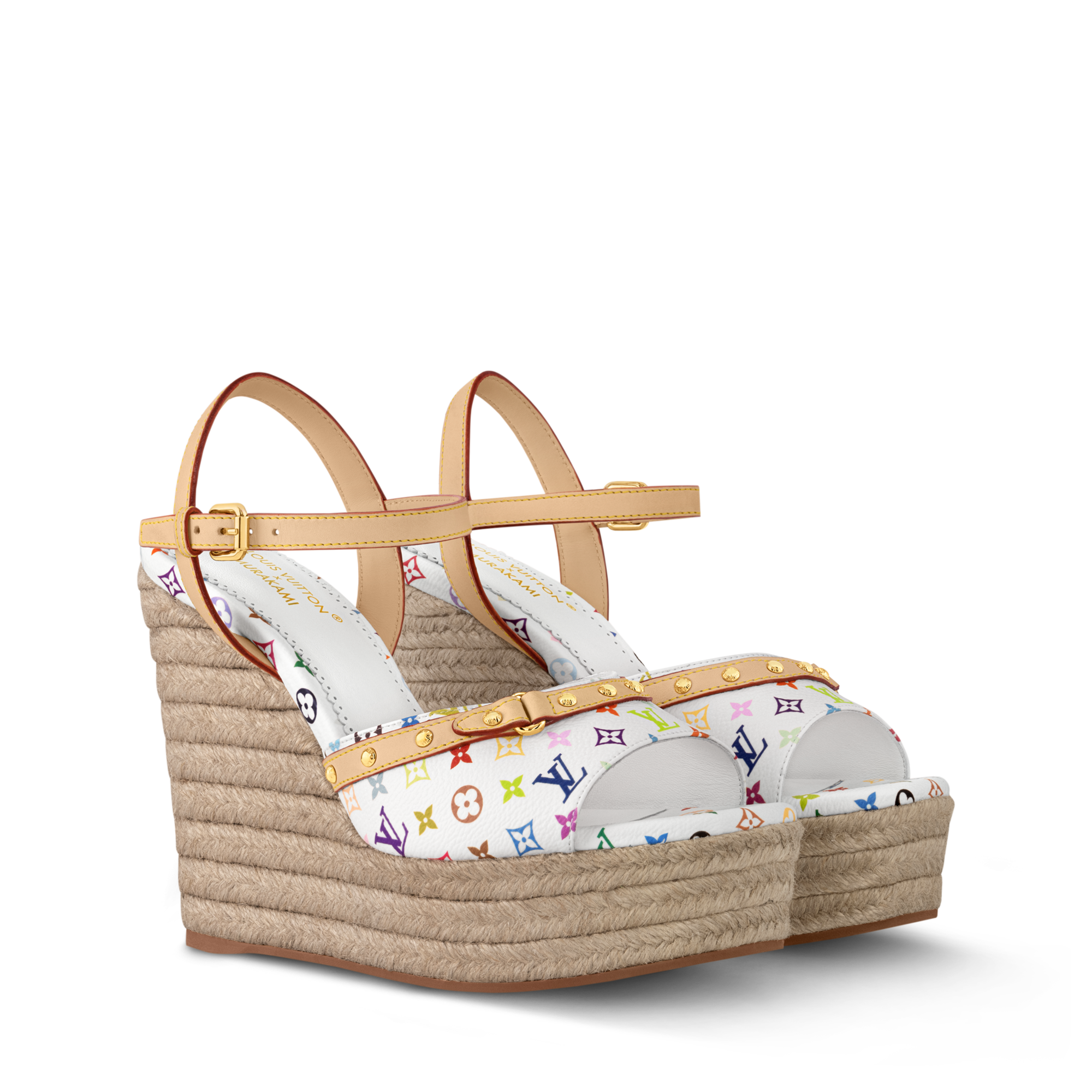  Shoes Sandals and Espadrilles  LV x TM Helios Wedge Sandal | Louis Vuitton ® (Product zoom)