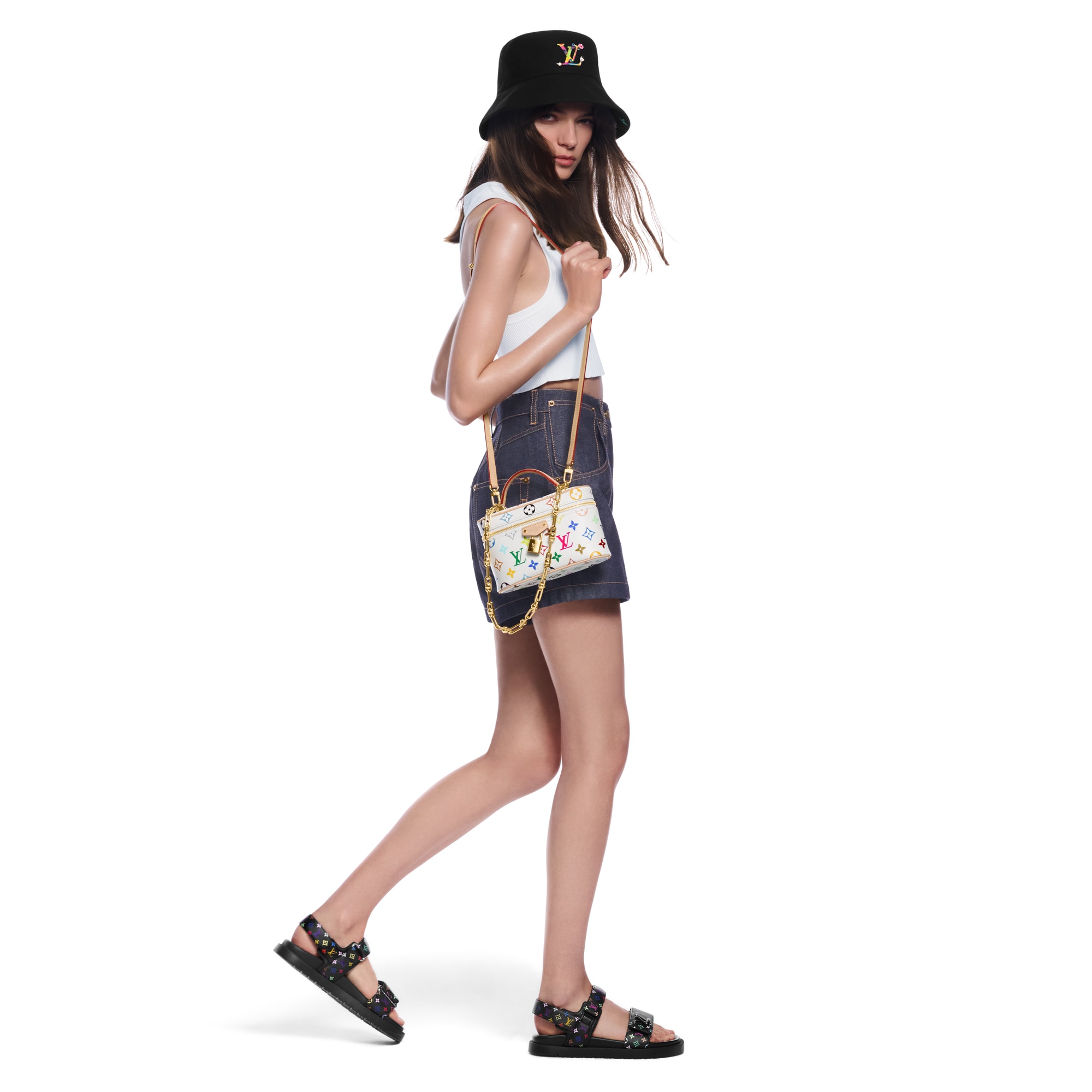  Shoes Sandals and Espadrilles  LV x TM LV Sunset Flat Comfort Sandal | Louis Vuitton ® (Product zoom)