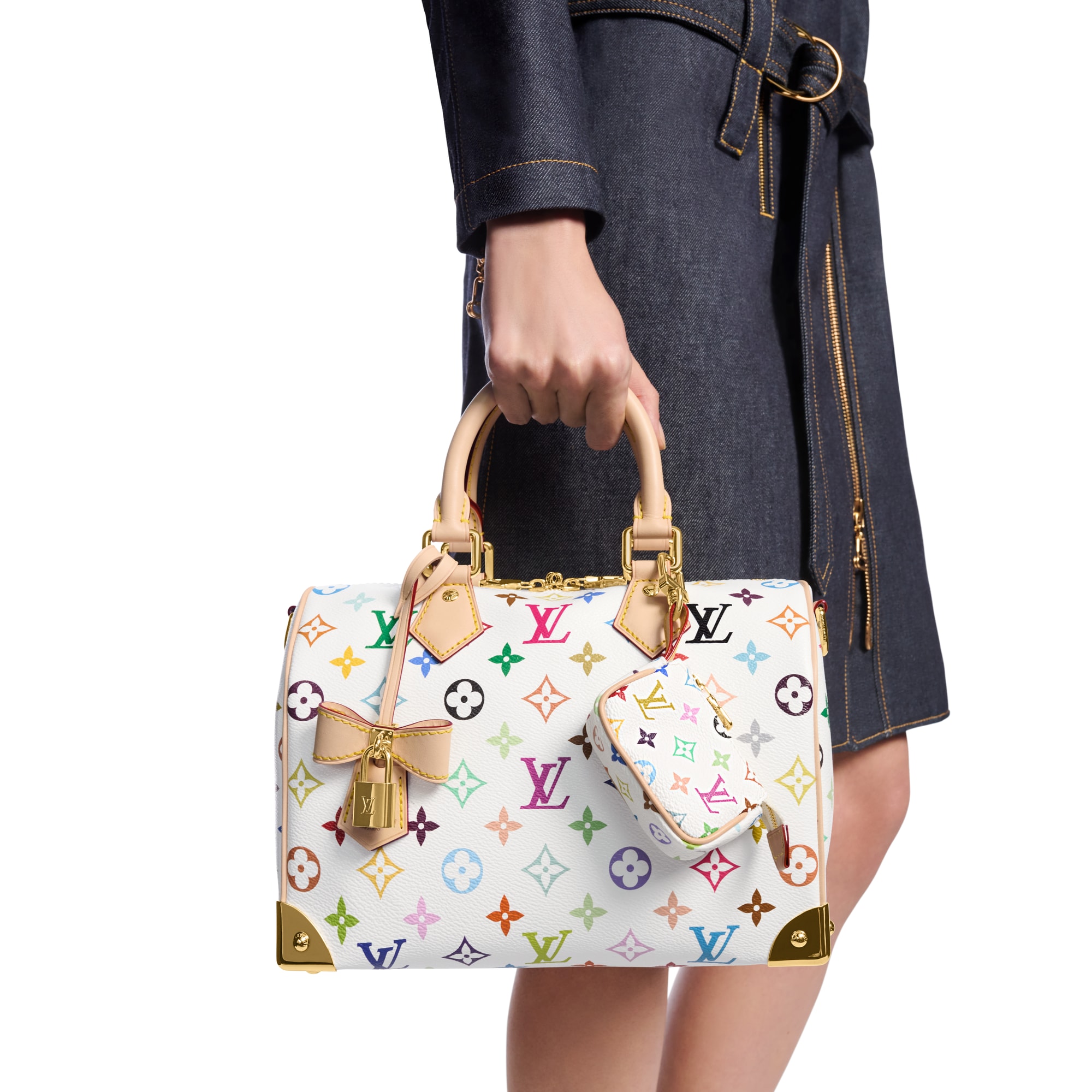 Pink Lv Multicolor Handbag Lv Colourful Bag Lv Purse Colorful