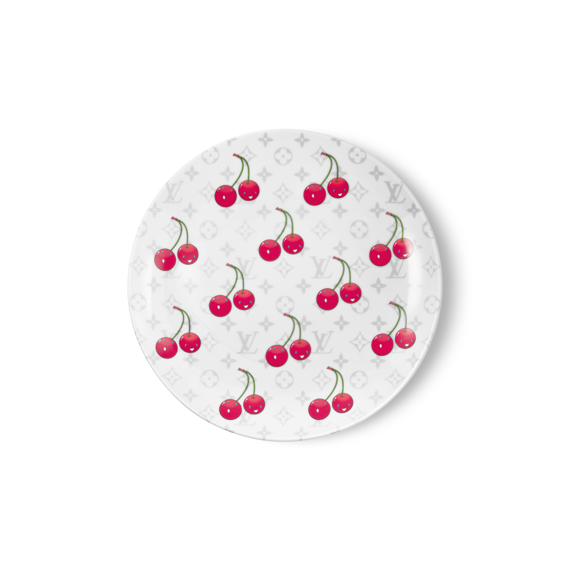 Monogram Cerises Home and Art of Dining Art of Dining LV x TM Set of 2 Dessert Plates | Louis Vuitton ® (Product zoom)