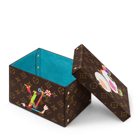 Library and Stationery Hard Cover Books LV x TM Superflat Characters Cardboard Box | Louis Vuitton ® (Product zoom)
