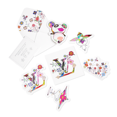 Library and Stationery Hard Cover Books LV x TM Superflat Characters Cardboard Box | Louis Vuitton ®