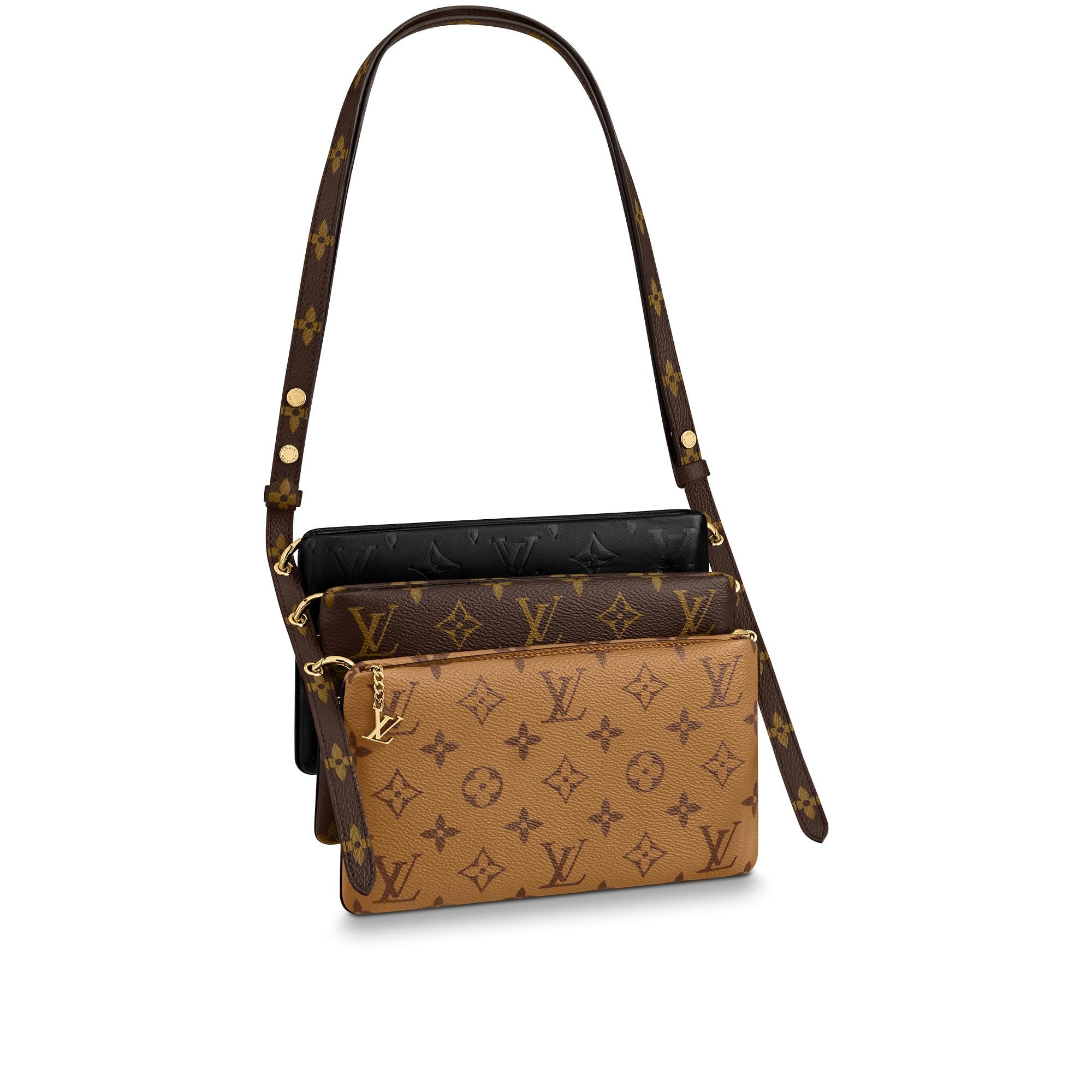 black lv monogram purse