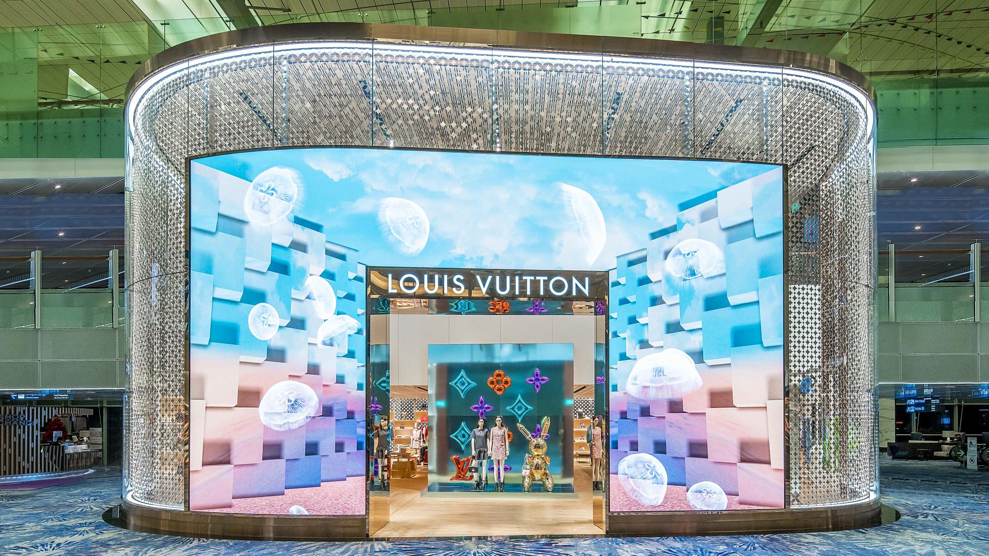 Louis Vuitton Singapore Changi Airport T3 in Singapore, , SG. Louis Vuitton Magasins.