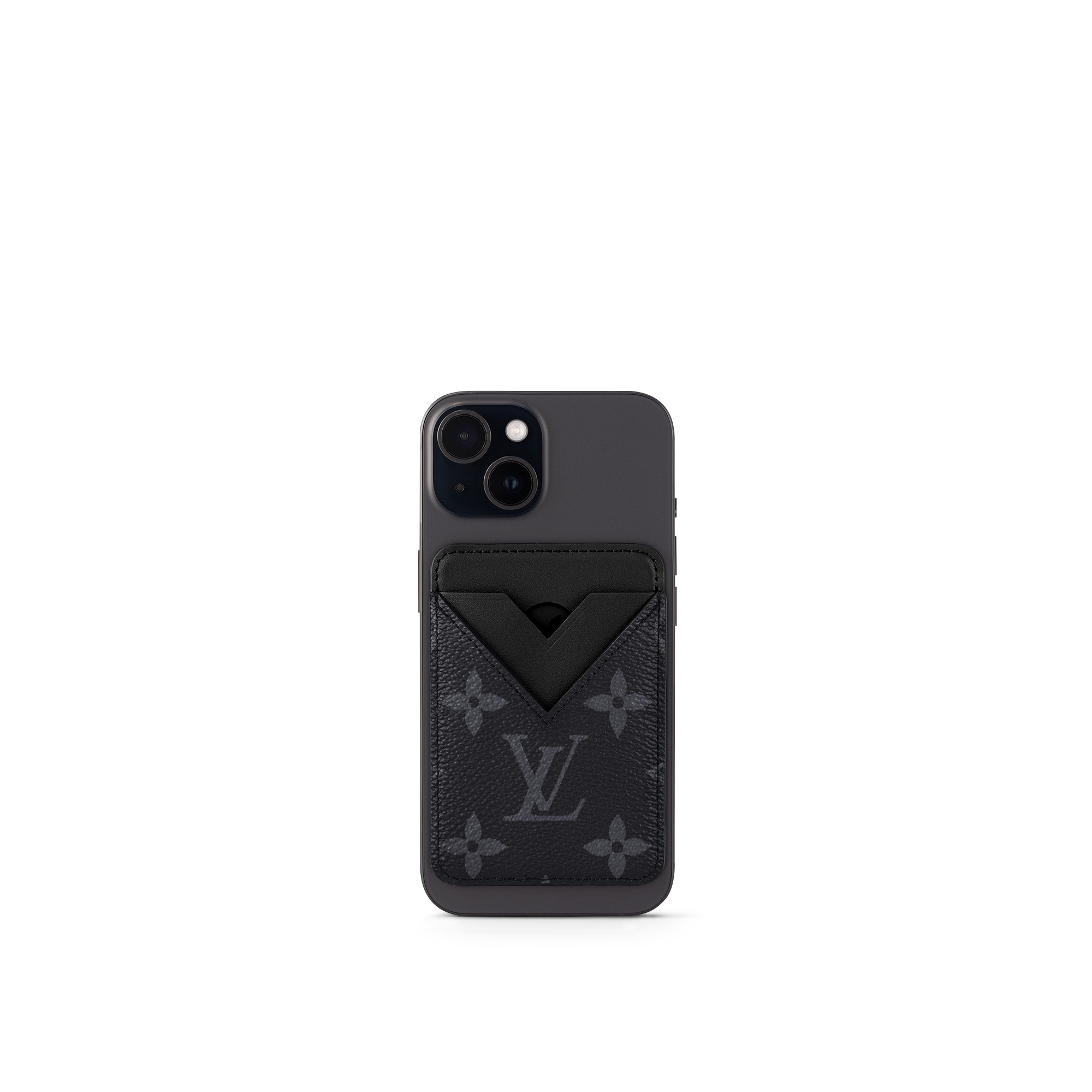 Monogram Eclipse Tech Objects and Accessories Smartphone Accessories Magnetic Card Holder | Louis Vuitton ® (Product zoom)