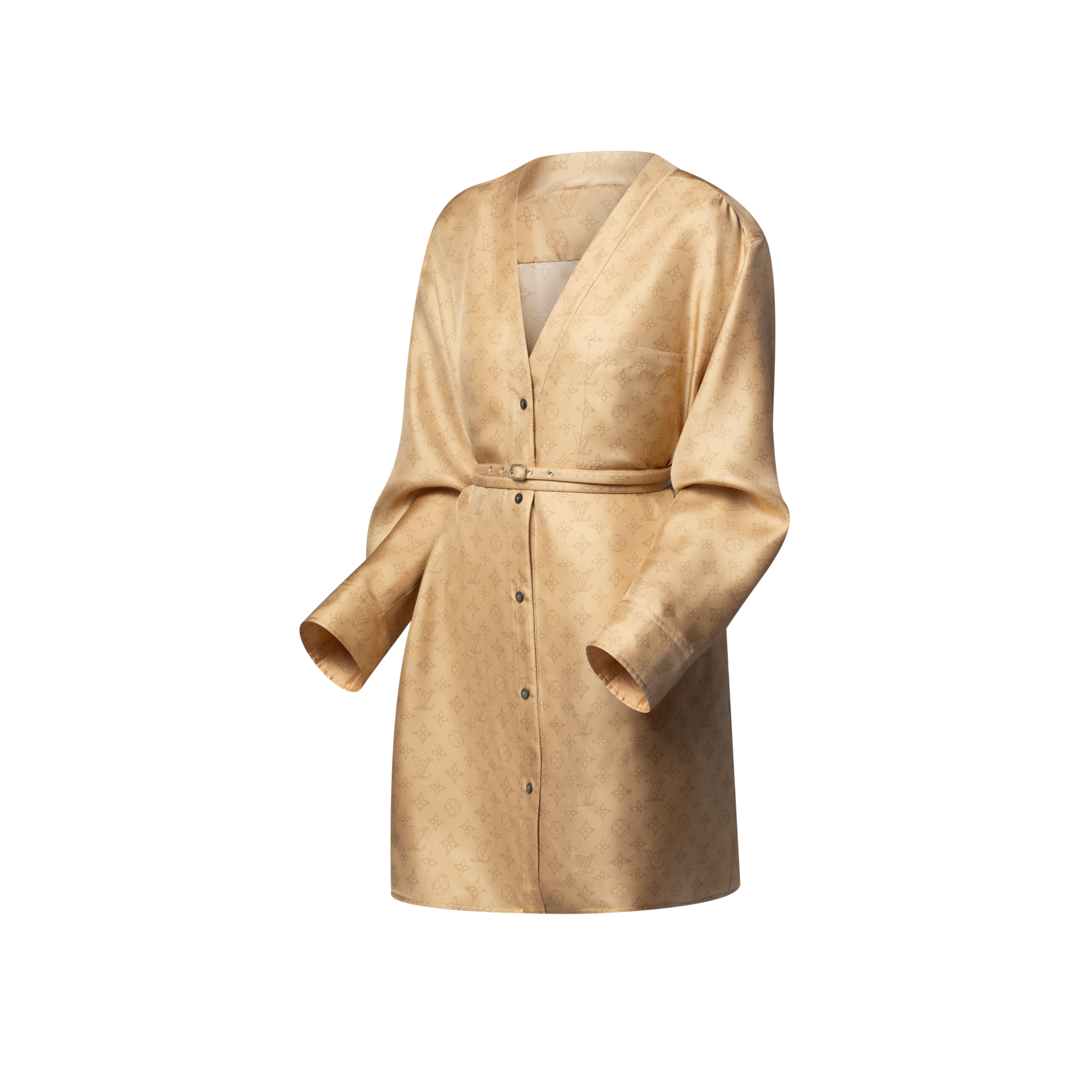  Ready-to-Wear Dresses Mahina Button Front Dress | Louis Vuitton ® (Product zoom)