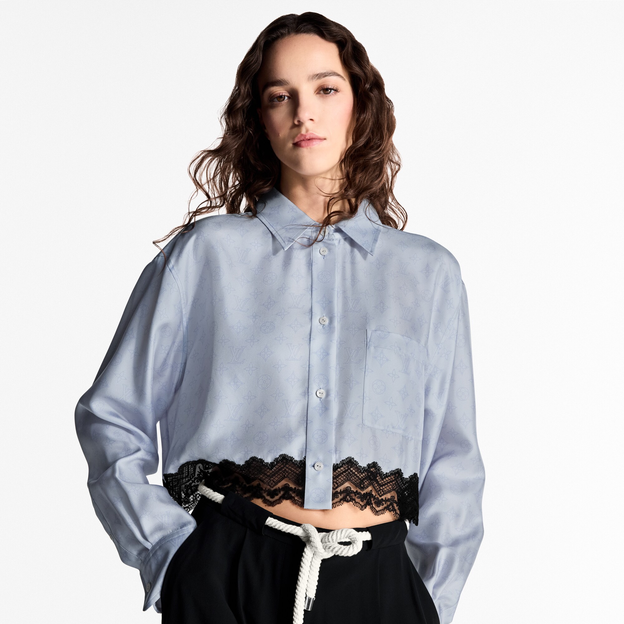 louis vuitton sheer shirt