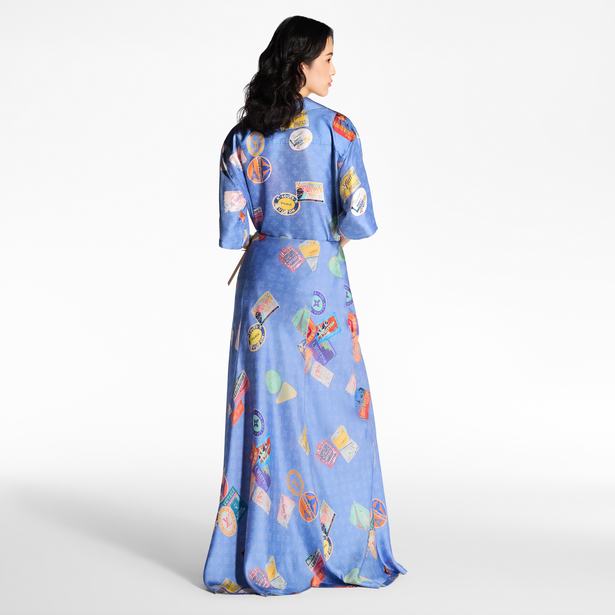  Ready-to-Wear Skirts and Shorts Mahina Patch Flared Maxi Skirt | Louis Vuitton ® (Product zoom)