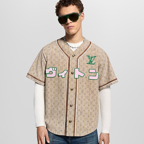 Prêt-à-Porter Tout le Prêt-à-Porter Maillot de baseball en cuir | Louis Vuitton ® (Zoom produit)