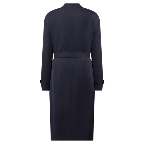 Prêt-à-Porter Manteaux et Blousons Manteau ceinturé léger en laine et en soie | Louis Vuitton ® (Zoom produit)