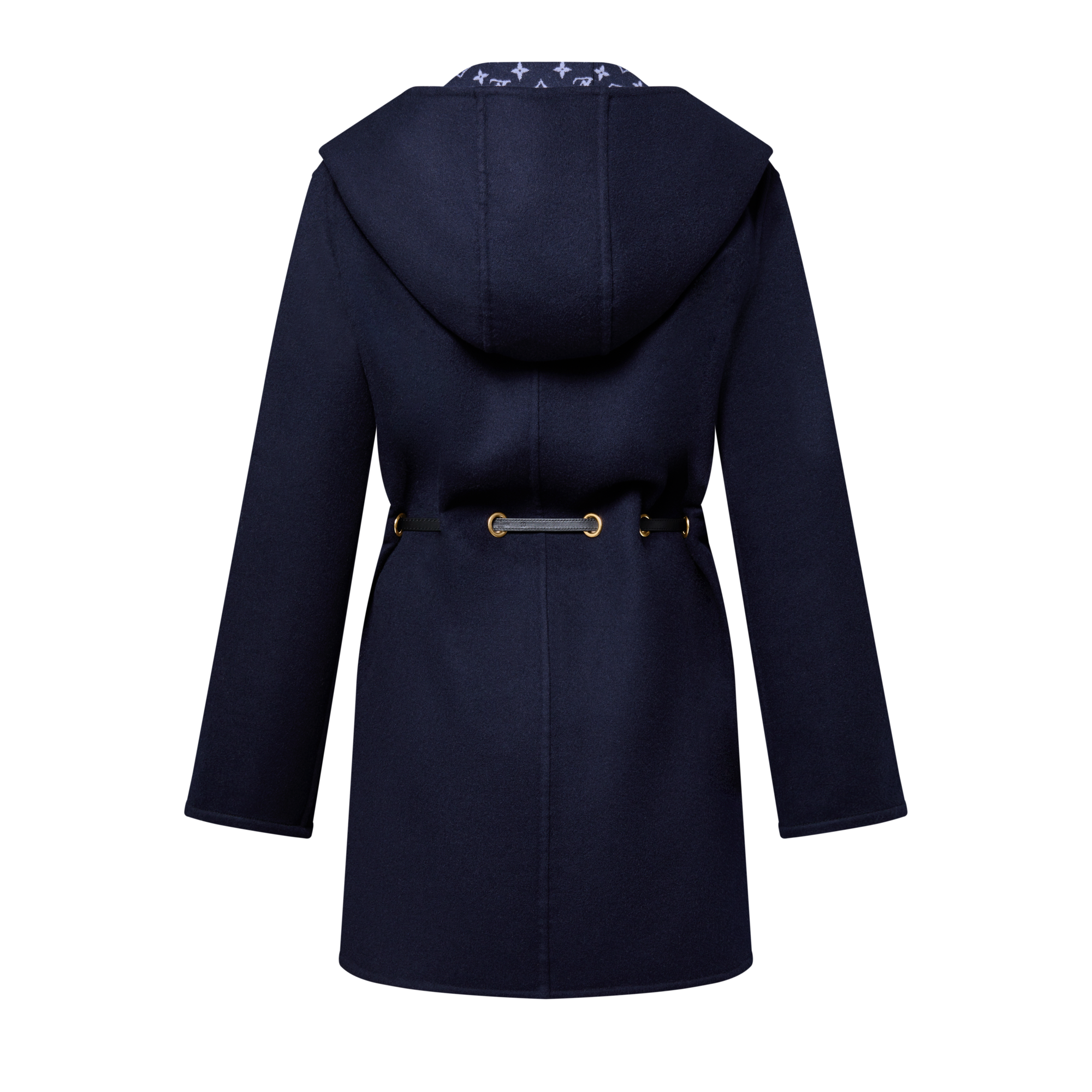  Prêt-à-Porter Manteaux et Vestes Manteau croisé à capuche et cordon | Louis Vuitton ® (Zoom produit)