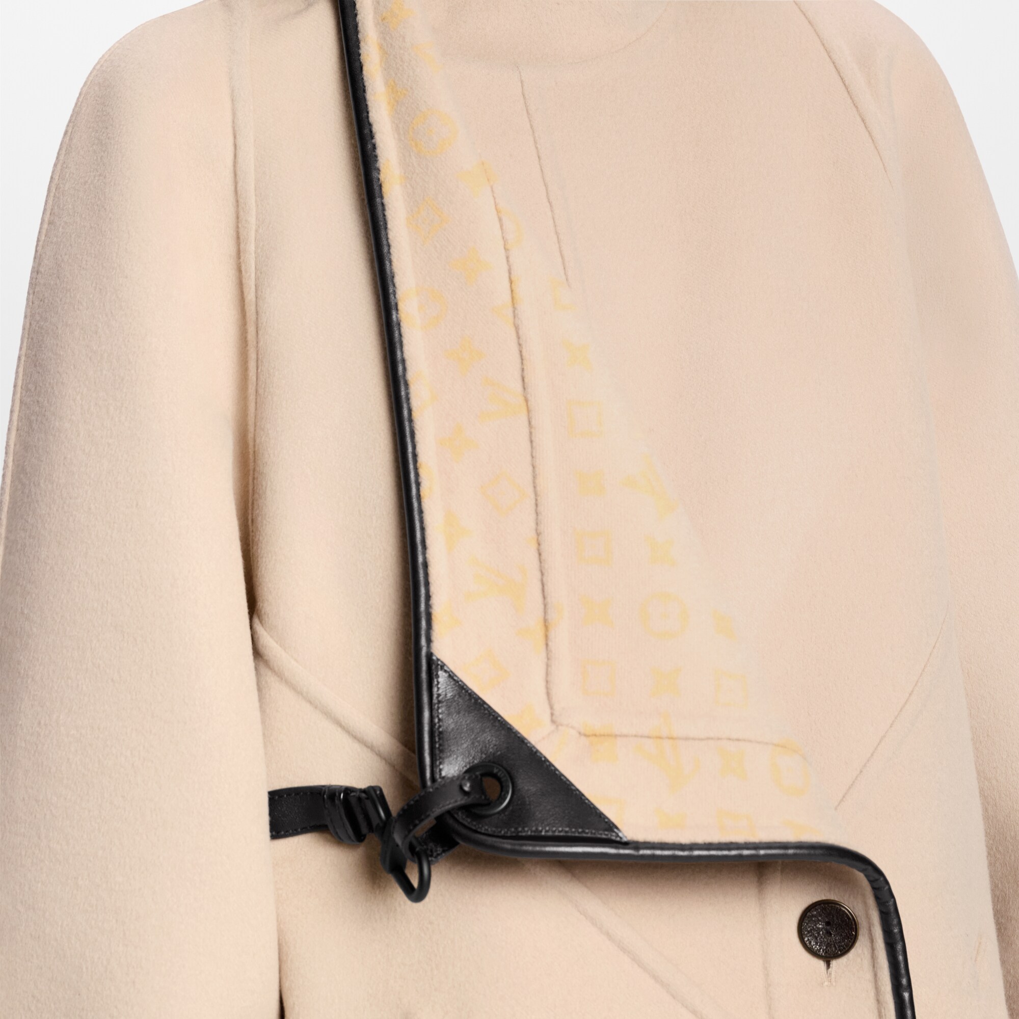  Prêt-à-Porter Manteaux et Vestes Manteau long double-face à attache mousqueton | Louis Vuitton ® (Zoom produit)