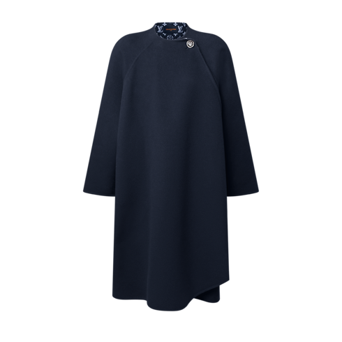Prêt-à-Porter Manteaux et Vestes Manteau long drapé à l'avant | Louis Vuitton ® (Zoom produit)