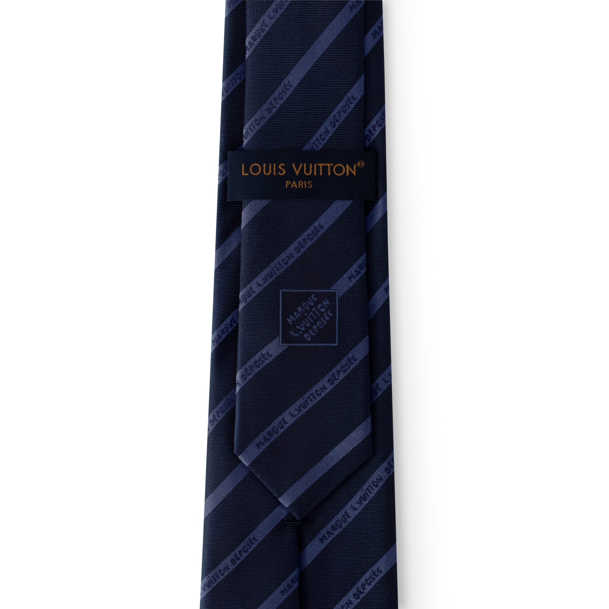 S00 Accessories Ties and Pocket Squares Marque L.Vuitton Deposée Stripes Tie | Louis Vuitton ® (Product zoom)