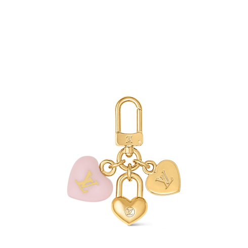 S00 Accessories Key Holders and Bag Charms Micro Charms LV Heart Key Holder | Louis Vuitton ® (Product zoom)
