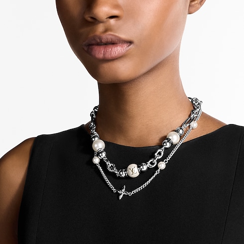 S00 Fashion Jewelry Necklaces and Pendants Midnight Pearl Choker | Louis Vuitton ® (Product zoom)