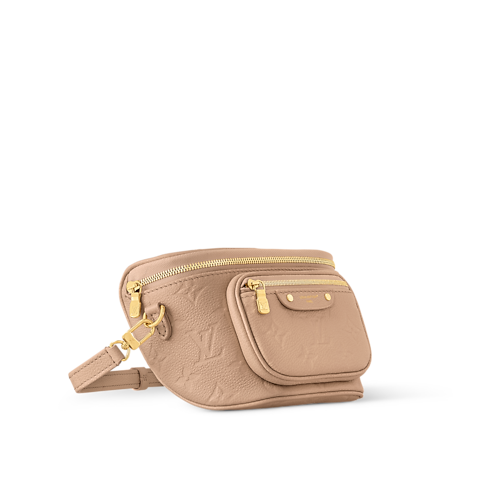 Monogram Empreinte Leather Handbags All Handbags Mini Bumbag | Louis Vuitton ® (Product zoom)