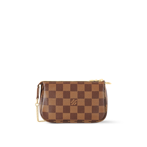 Damier Ebene Small Leather Goods All Small Leather Goods Mini Pochette Accessoires | Louis Vuitton ® (Product zoom)