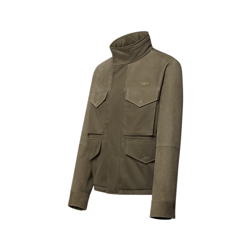 Ready-to-Wear Coats and Outerwear Mix Leather Blouson | Louis Vuitton ® (Product zoom)