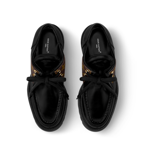 Souliers Flâneurs et Ballerinas Mocassin derby plat District | Louis Vuitton ® (Zoom produit)