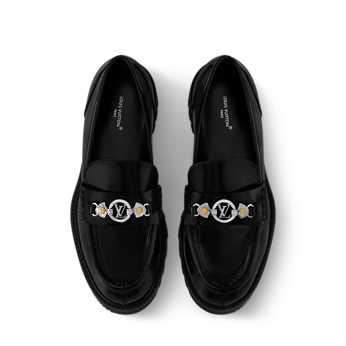 Souliers Flâneurs et Ballerinas Mocassin plat District | Louis Vuitton ® (Zoom produit)