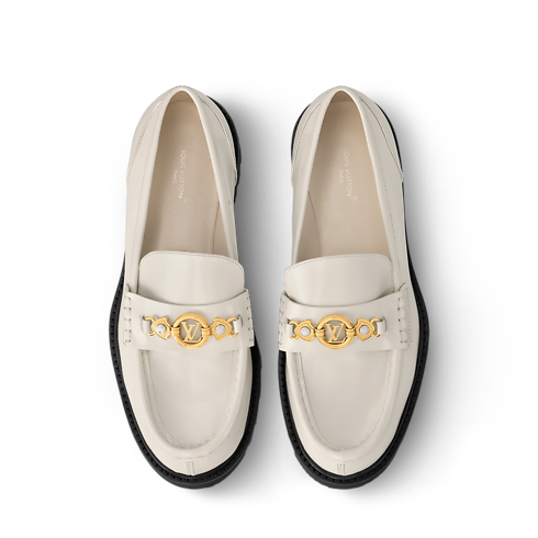Souliers Flâneurs et Ballerinas Mocassin plat District | Louis Vuitton ® (Zoom produit)