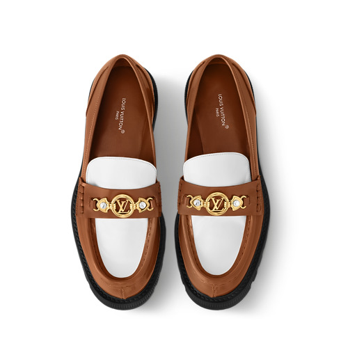 Souliers Flâneurs et Ballerinas Mocassin plat District | Louis Vuitton ® (Zoom produit)