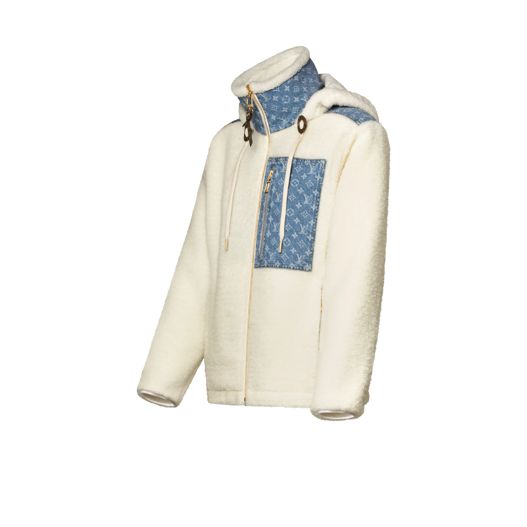  Ready-to-Wear Coats and Jackets Monogram Accent Fleece Jacket | Louis Vuitton ® (Product zoom)