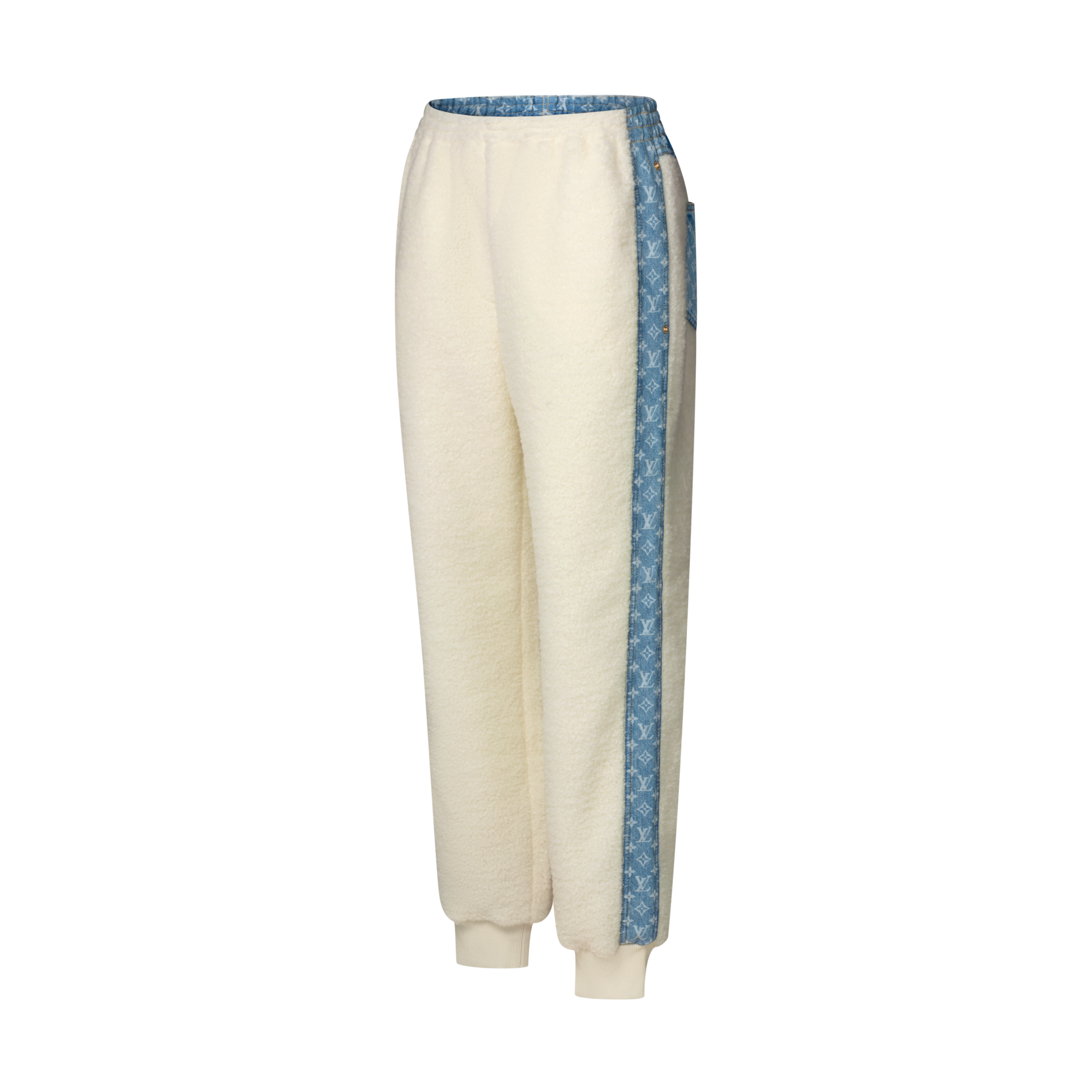  Ready-to-Wear Pants Monogram Accent Fleece Jogging Pants | Louis Vuitton ® (Product zoom)