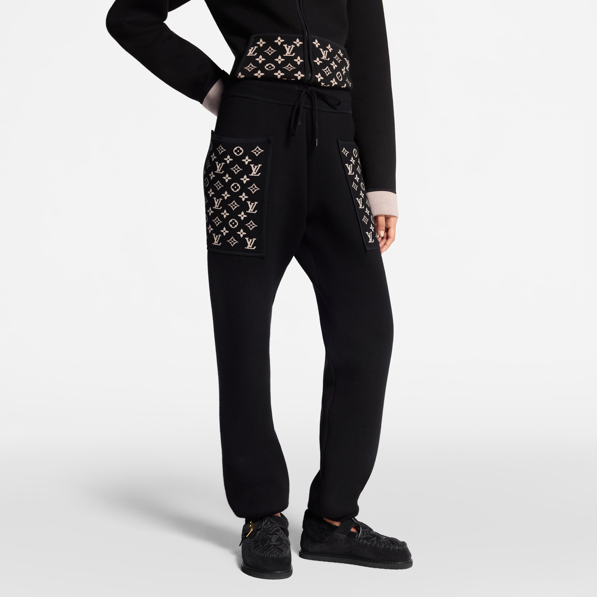  Ready-to-Wear Pants Monogram Accent Jogging Pants | Louis Vuitton ® (Product zoom)