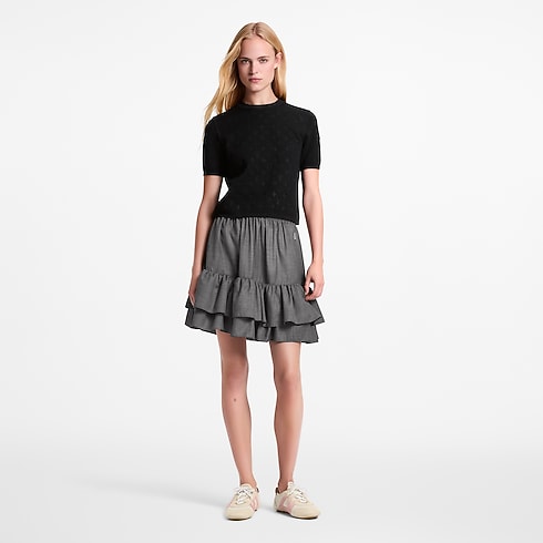 Ready-to-Wear Tops Monogram Accent Knit Top | Louis Vuitton ® (Product zoom)