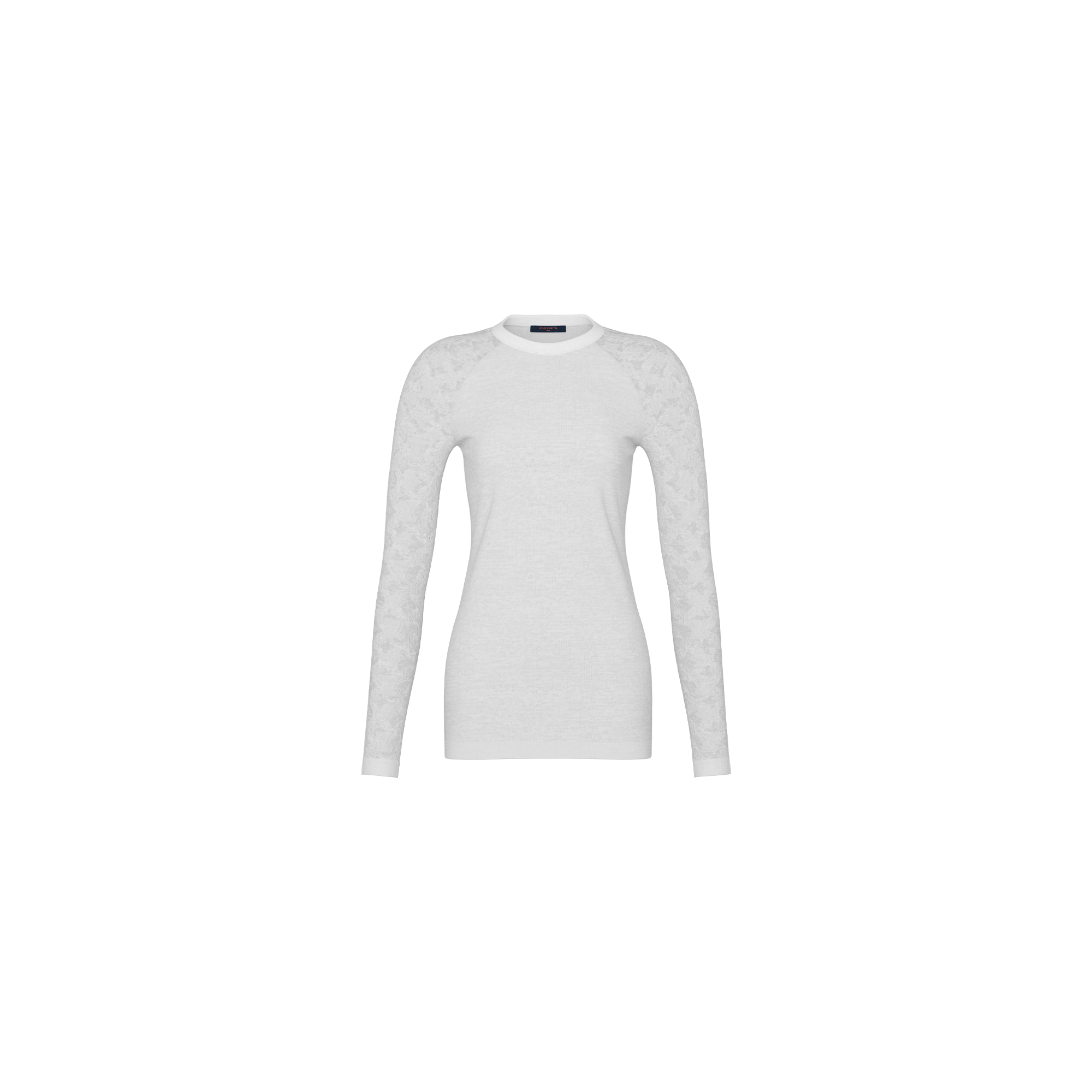  Ready-to-Wear Tops Monogram Accent Long-Sleeved Top  | Louis Vuitton ® (Product zoom)