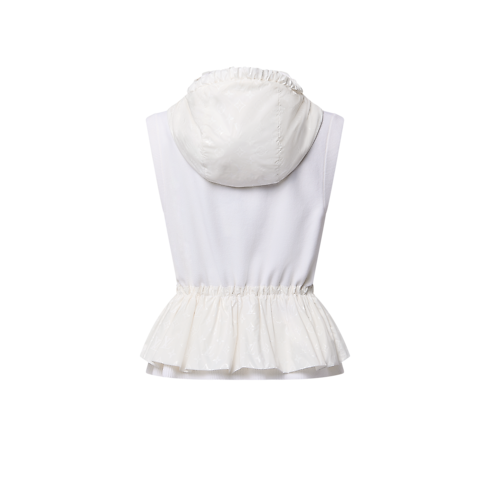 Ready-to-Wear Tops Monogram Accent Peplum Gilet | Louis Vuitton ® (Product zoom)