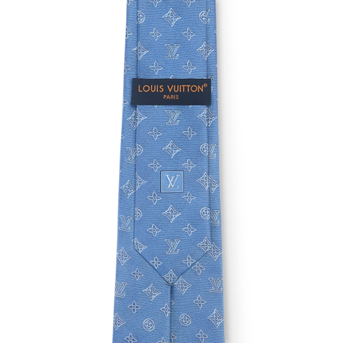 S00 Accessories Ties and Pocket Squares Monogram Blast Tie | Louis Vuitton ® (Product zoom)