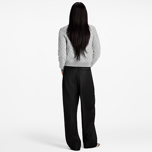 Discontinued Product Obs 10 Monogram Brushed Knit Cardigan | Louis Vuitton ® (Product zoom)