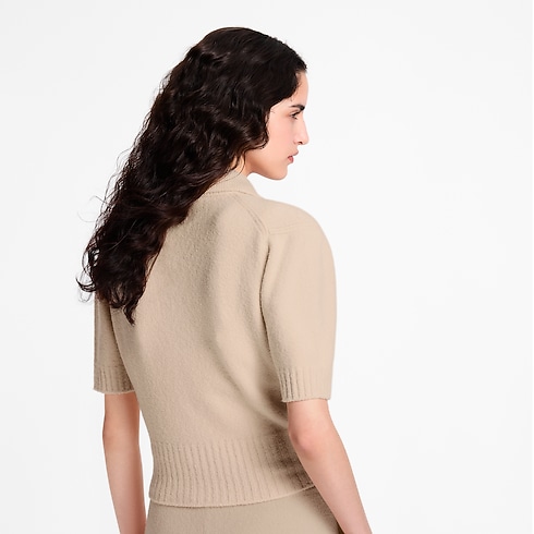 Ready-to-Wear Tops Monogram Button Knit Top | Louis Vuitton ® (Product zoom)