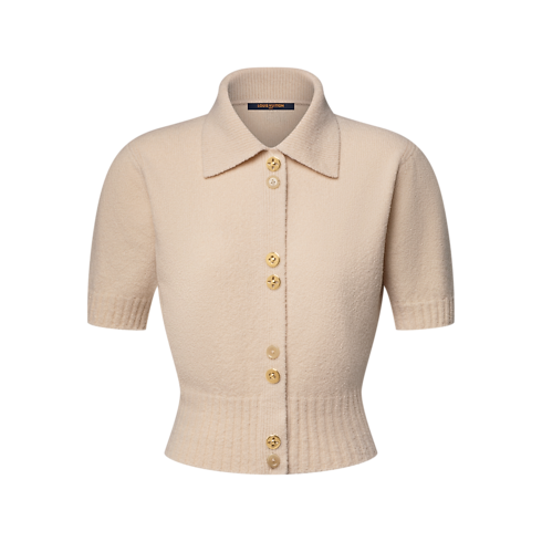 Ready-to-Wear Tops Monogram Button Knit Top | Louis Vuitton ® (Product zoom)