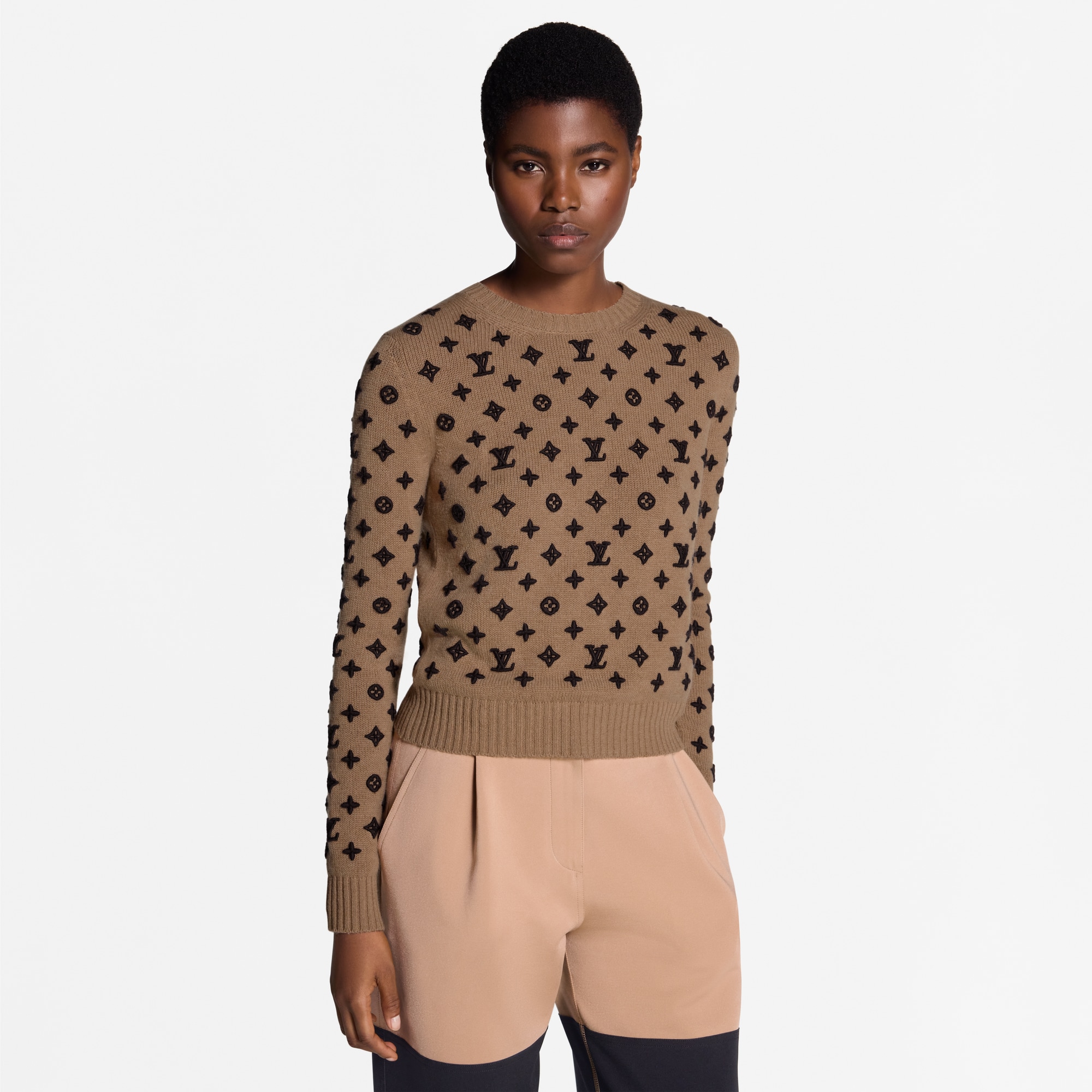  Ready-to-Wear Knitwear Monogram Cashmere Pullover | Louis Vuitton ® (Product zoom)