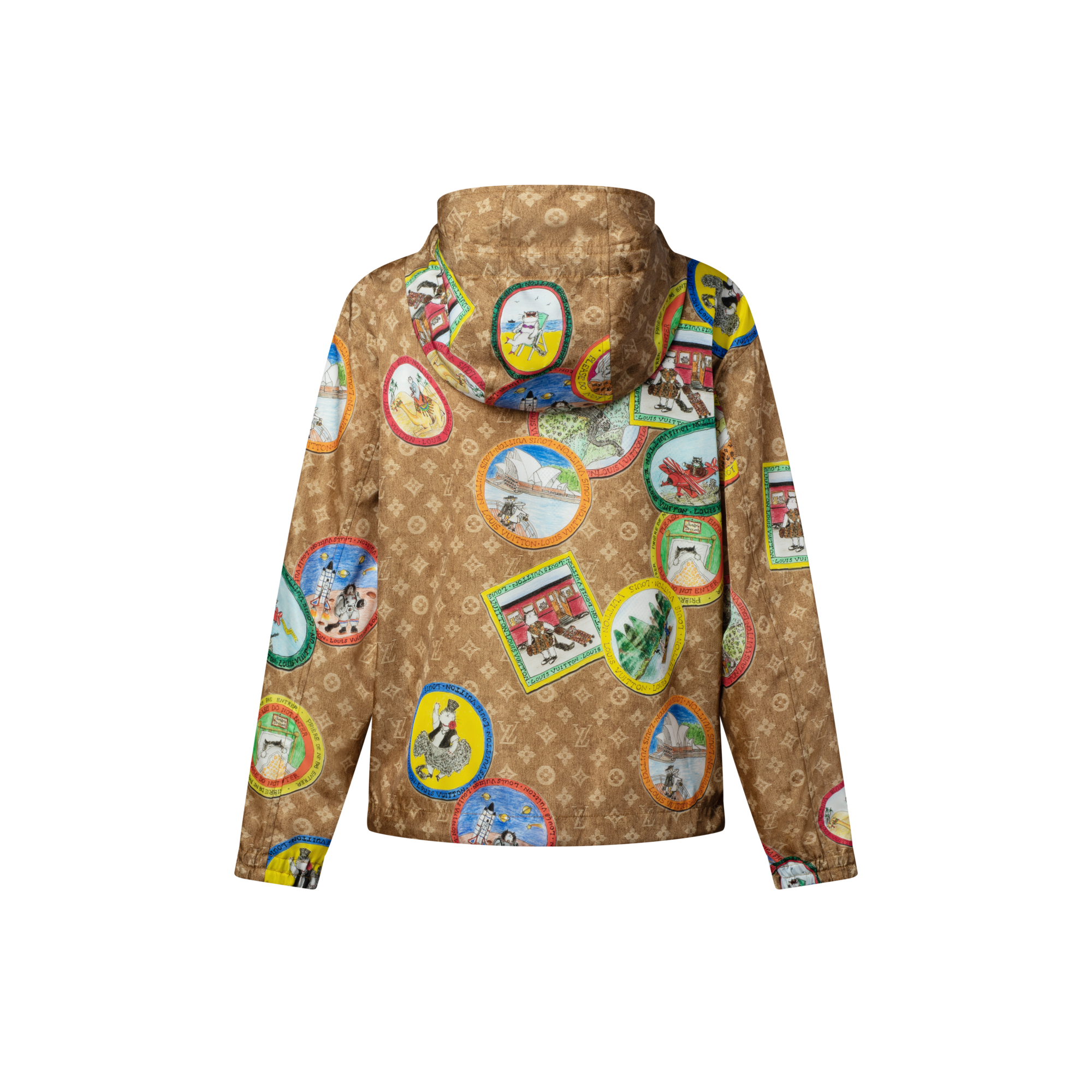  Ready-to-Wear Coats and Jackets Monogram Cat Stamp Parka | Louis Vuitton ® (Product zoom)