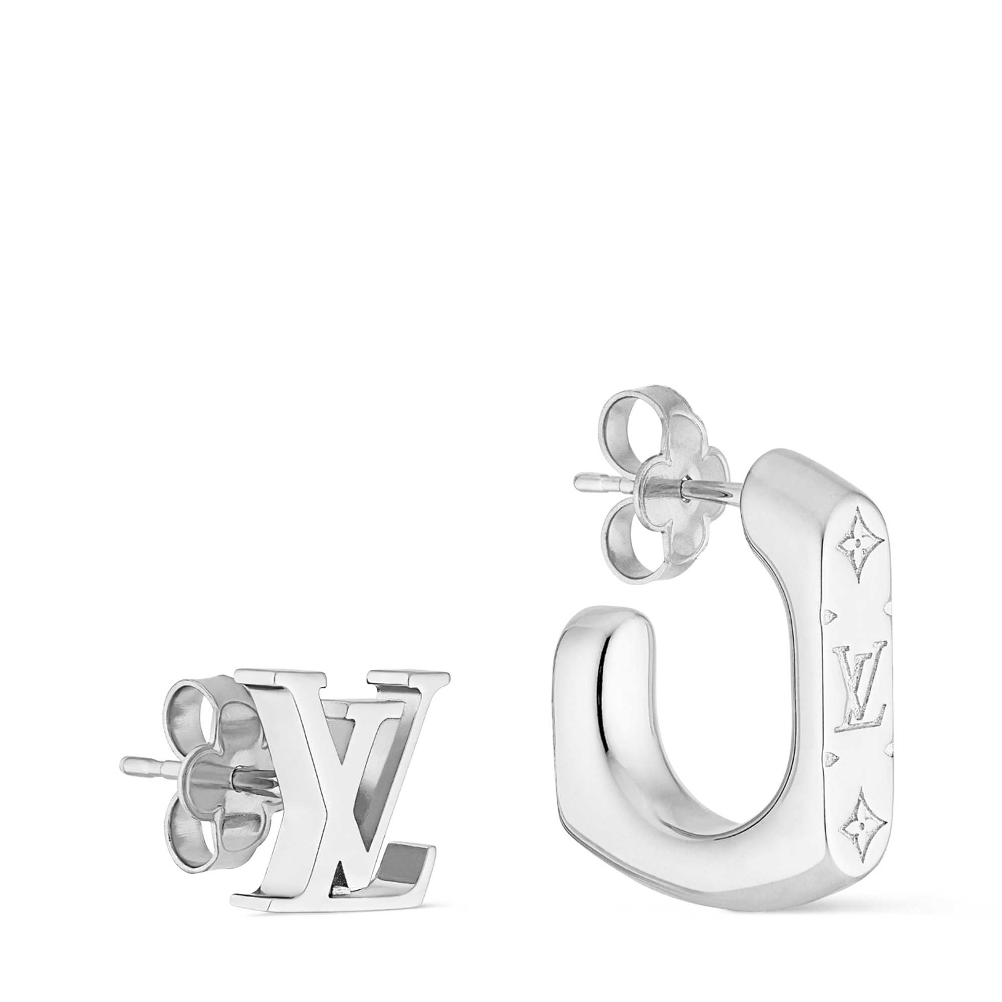 Monogram Chain Earrings