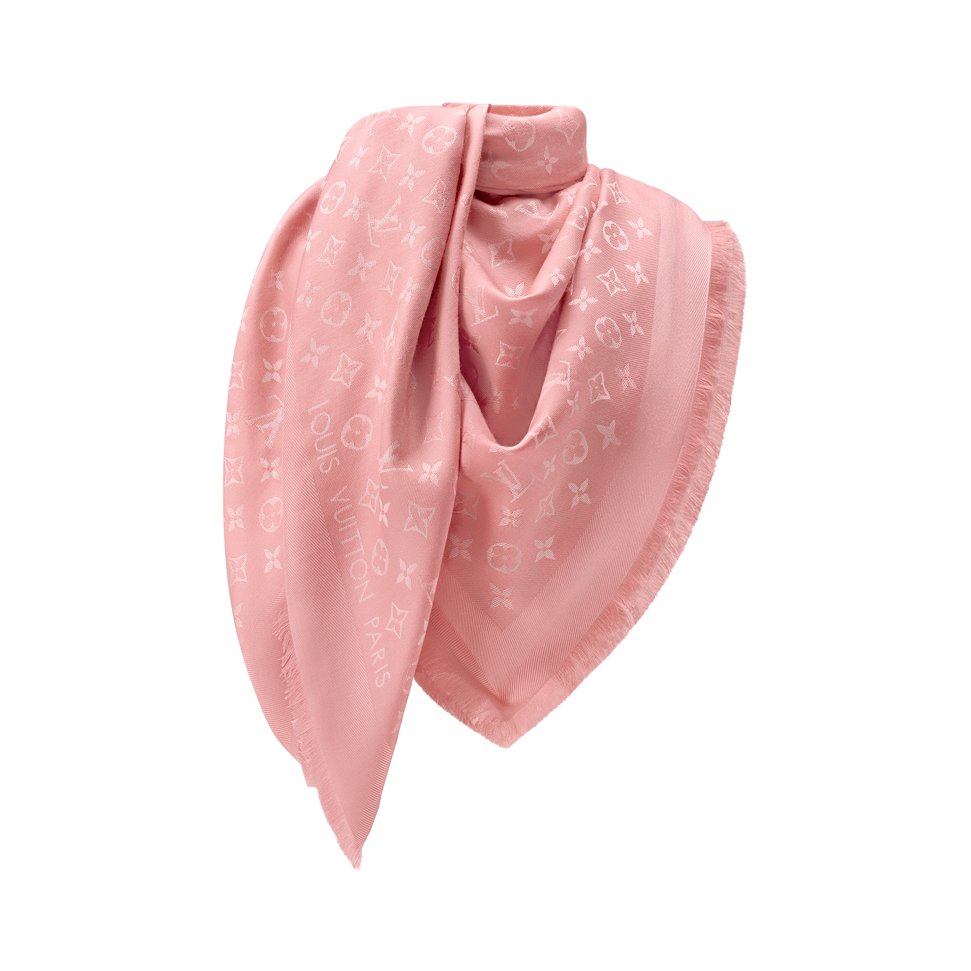 Hotel Kalinga Louis Vuitton Scarf Monogram Shawl Lv Pink Scarf