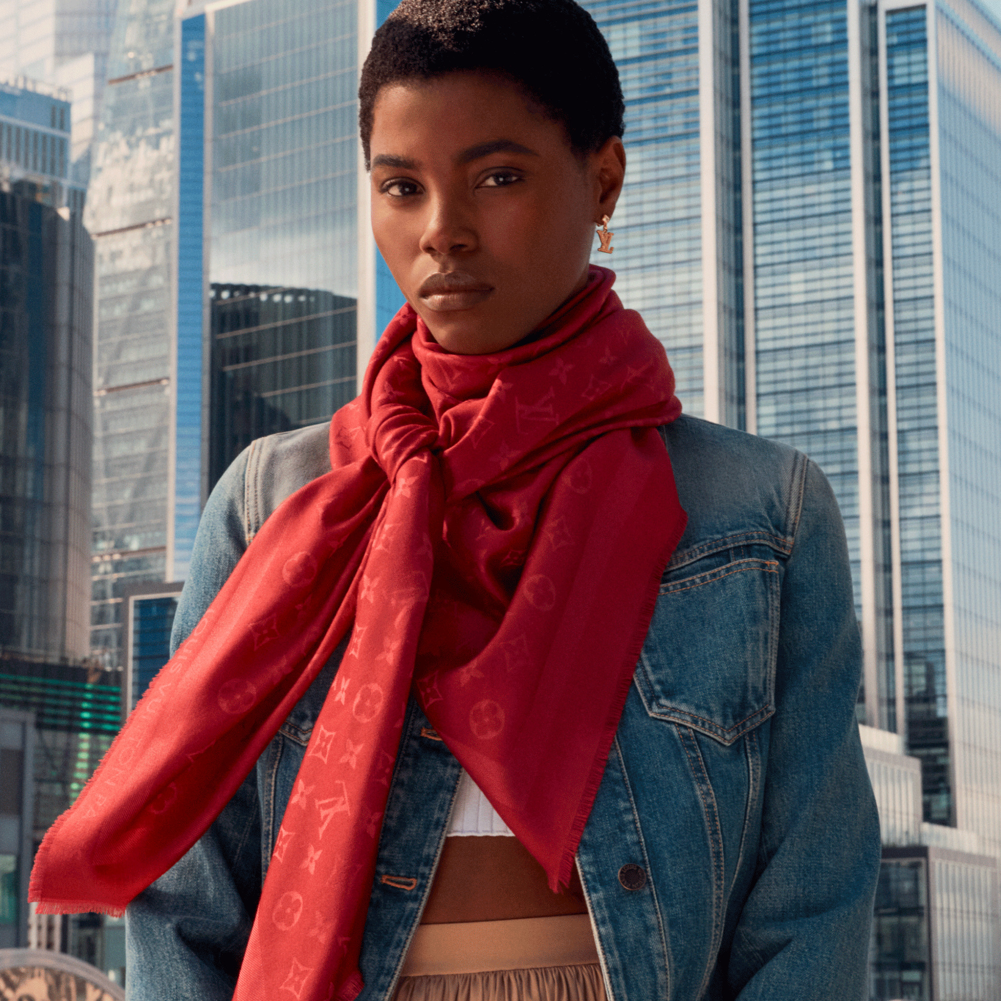 S00 Accessories Shawls and Stoles Monogram Classic Shawl | Louis Vuitton ® (Product zoom)