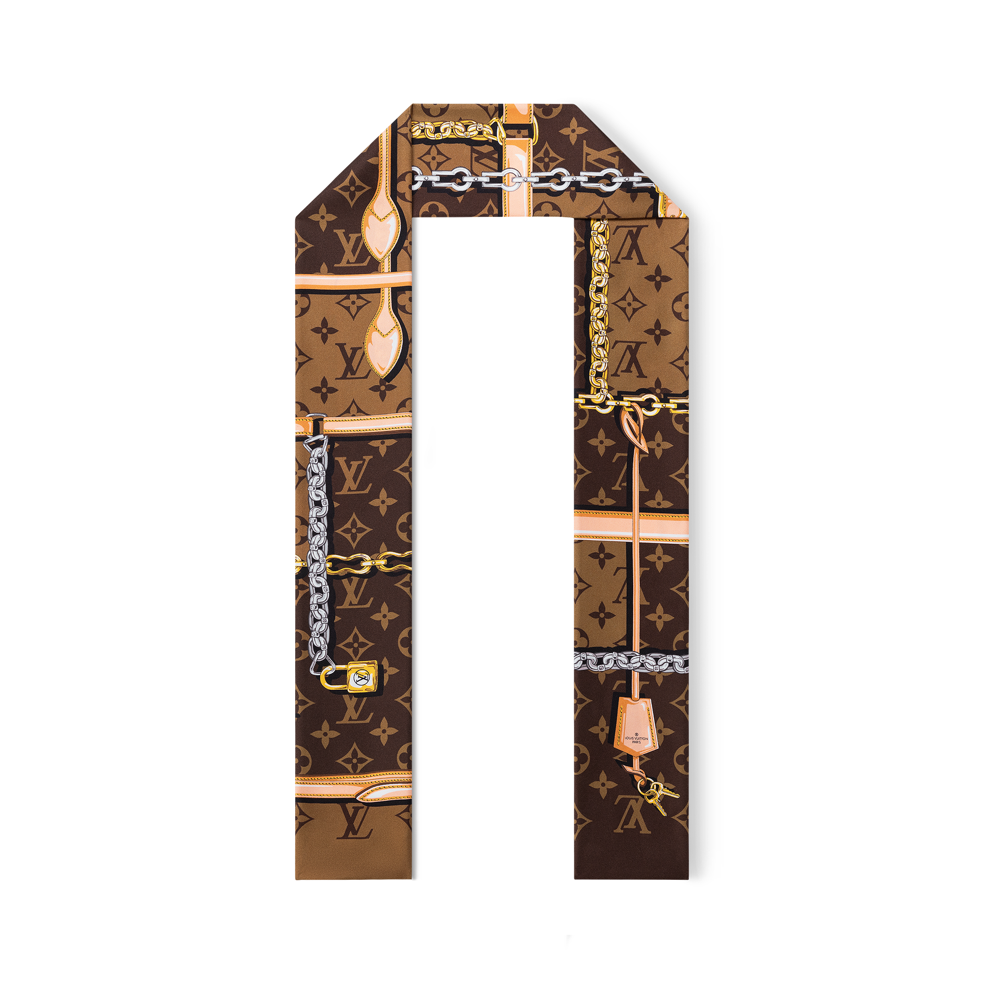 S00 Accessories Silk Squares and Bandeaus  Monogram Confidential bandeau | Louis Vuitton ® (Product zoom)