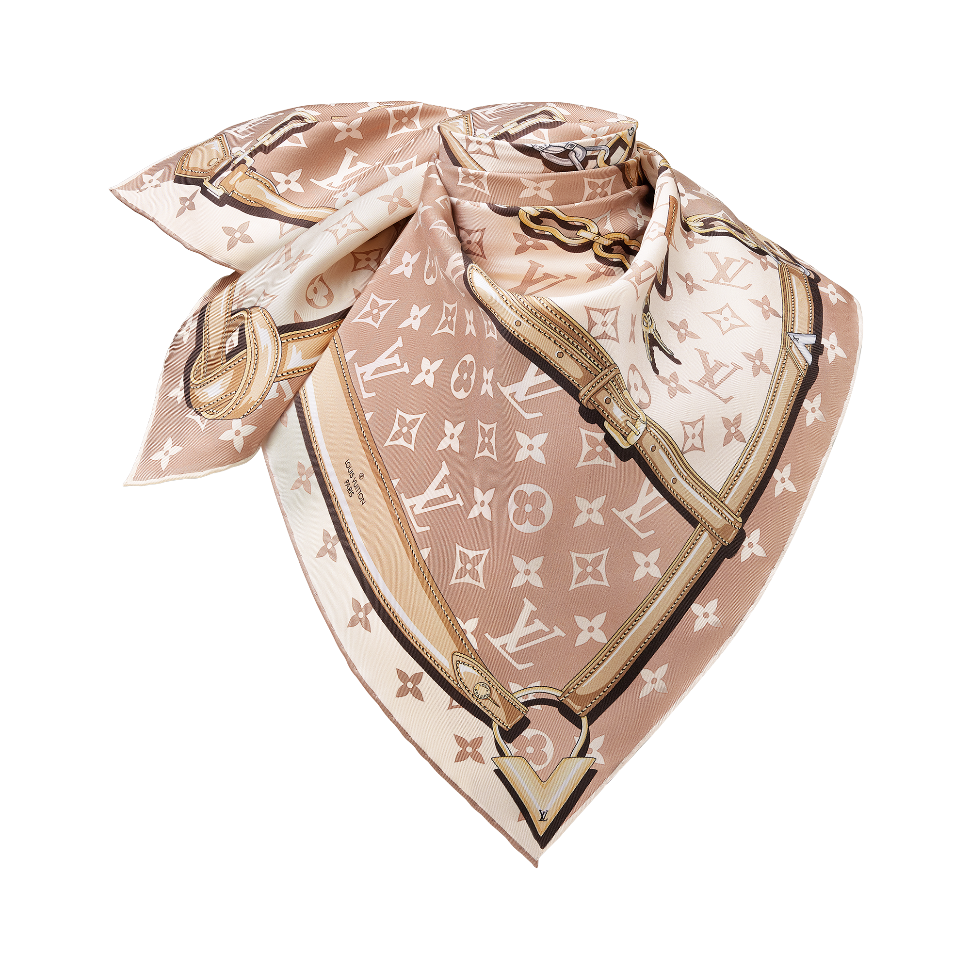 S00 Accessories Silk Squares and Bandeaus  Monogram Confidential Square 90 | Louis Vuitton ® (Product zoom)