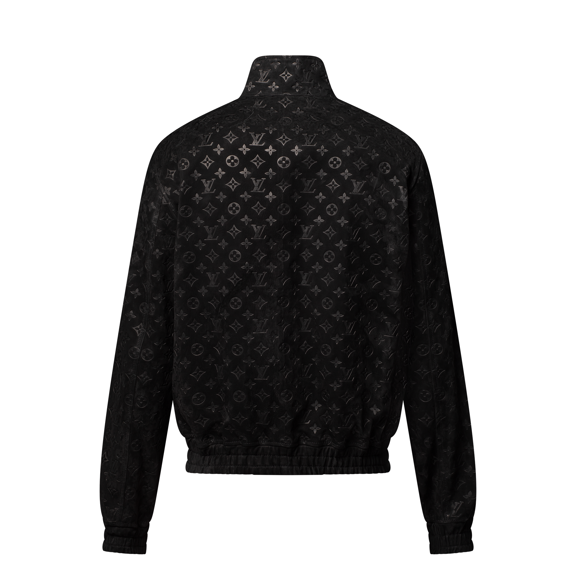  Ready-to-Wear Coats and Outerwear Monogram Debossed Suede Tracksuit Jacket | Louis Vuitton ® (Product zoom)