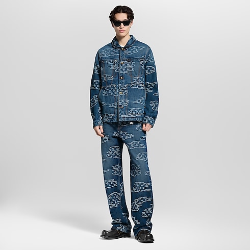 Ready-to-Wear Coats and Outerwear Monogram Denim Workwear Blouson | Louis Vuitton ® (Product zoom)