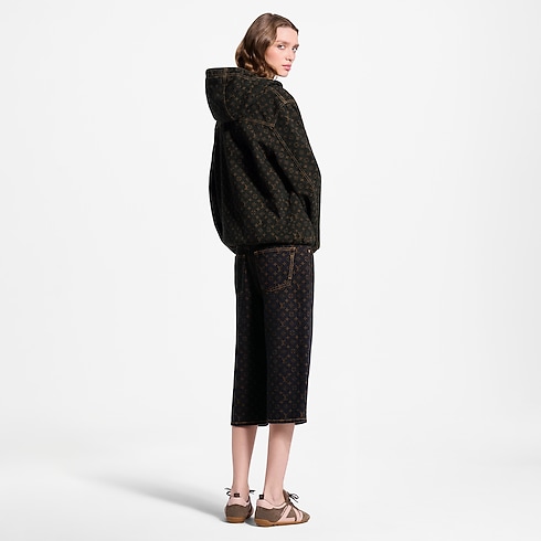 Ready-to-Wear Coats and Jackets Monogram Denim Zip-Up Jacket | Louis Vuitton ® (Product zoom)
