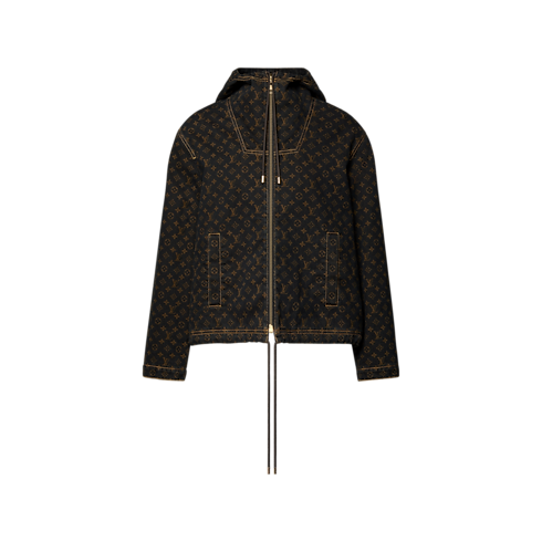 Ready-to-Wear Coats and Jackets Monogram Denim Zip-Up Jacket | Louis Vuitton ® (Product zoom)